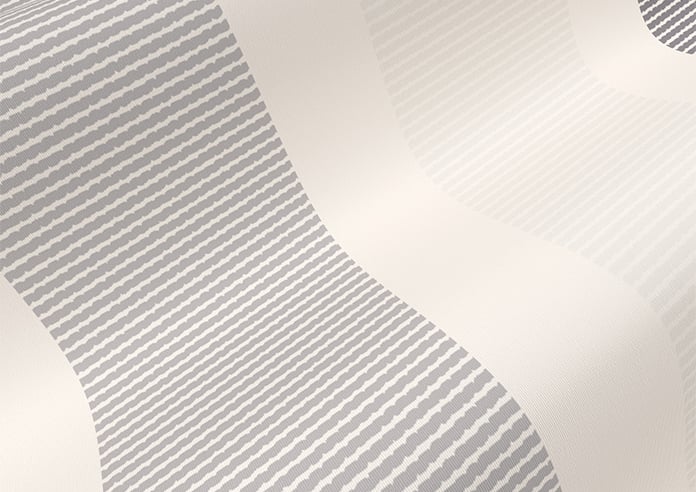 Cowes Stripe (Blackout), Grey Mist - Roller Blind - Image 4